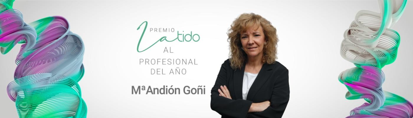 La enfermera Mª Andión Goñi Olangua, Premio Latido 2024 al Profesional Sanitario del año