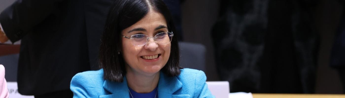 La ministra de Sanidad, Carolina Darias, se despide