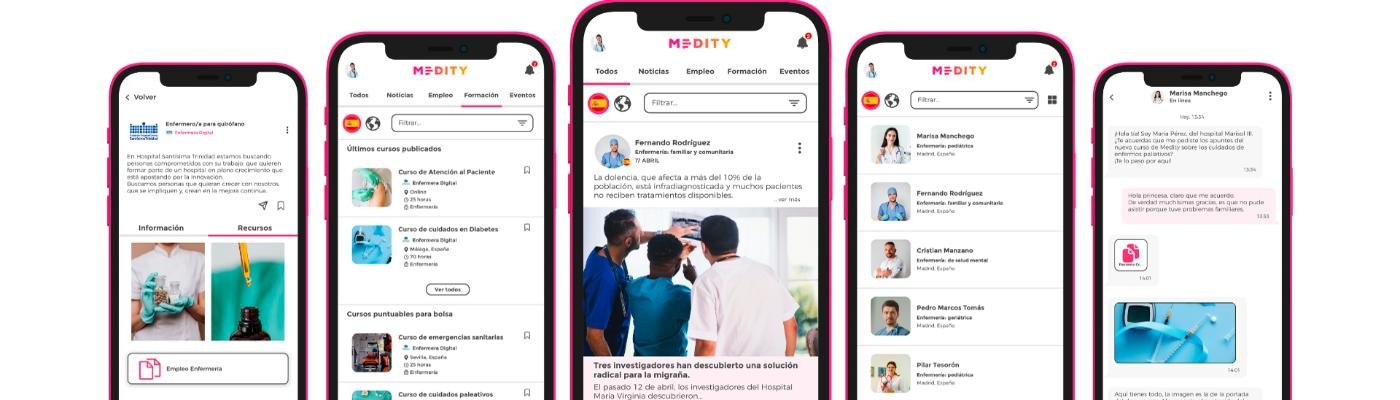 Medity, la nueva app social enfocada a profesionales sanitarios