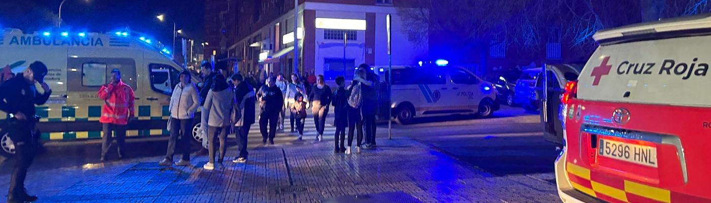 Dos niñas en la UCI y un profesor herido tras una explosión en un instituto de Badajoz